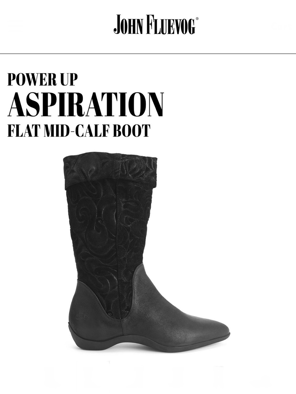 John Fluevog Power Up Aspiration Leather Boots